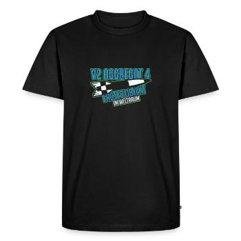 V2 fusée Aggregat 4 Magie De l’Espace Cadeau - T-shirt Premium bio Homme - noir - Devant - Nico (187cm)