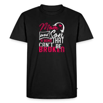 Fête des Mères - T-shirt Premium bio Homme - noir - Devant - Nico (187cm)