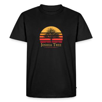 Joshua Tree National Park USA California gift - Men's Premium Organic T-Shirt - black - Front - Nico (187cm)