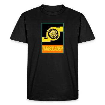 Turbocompresseur - Big Boost! - T-shirt Premium bio Homme - noir - Devant - Nico (187cm)