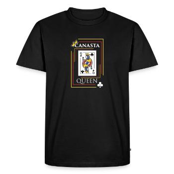 Canasta design Cadeau pour les joueurs de jeux de cartes et - T-shirt Premium bio Homme - noir - Devant - Nico (187cm)