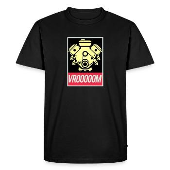 V8 engine goes off! - Men's Premium Organic T-Shirt - black - Front - Nico (187cm)