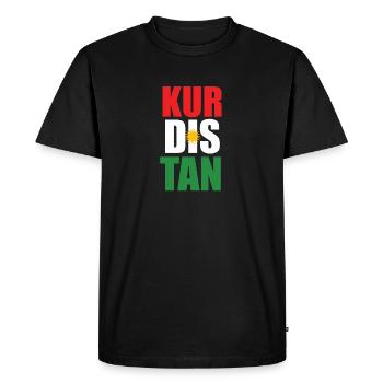 Kurdistan - Men's Premium Organic T-Shirt - black - Front - Nico (187cm)