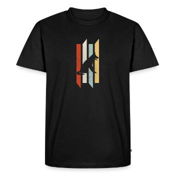 German Shepherd German Shepherd Gift - Men's Premium Organic T-Shirt - black - Front - Nico (187cm)