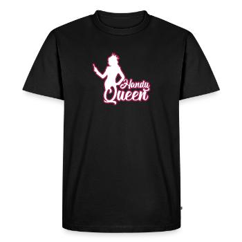 TÉLÉPHONE MOBILE QUEEN - T-shirt Premium bio Homme - noir - Devant - Nico (187cm)