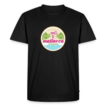 Équipe de Majorque - T-shirt Premium bio Homme - noir - Devant - Nico (187cm)