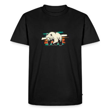 Bear bears - Men's Premium Organic T-Shirt - black - Front - Nico (187cm)