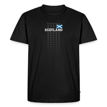 Scotland National Soccer Football Team Fan - Men's Premium Organic T-Shirt - black - Front - Nico (187cm)