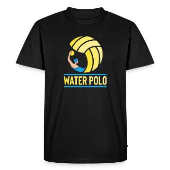 Water polo water polo gift idea - Men's Premium Organic T-Shirt - black - Front - Nico (187cm)