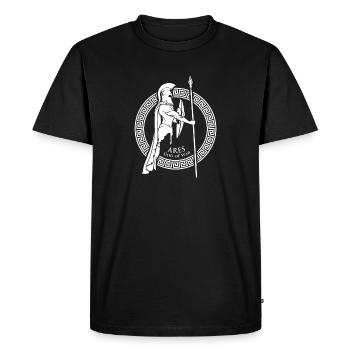 Cadeau de mythologie grecque | Histoire de la Grèce antique - T-shirt Premium bio Homme - noir - Devant - Nico (187cm)