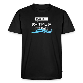 Croisière - Croisière - Croisière - Règle - T-shirt Premium bio Homme - noir - Devant - Nico (187cm)