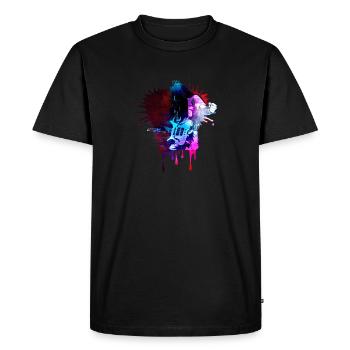 Musiciens - T-shirt Premium bio Homme - noir - Devant - Nico (187cm)