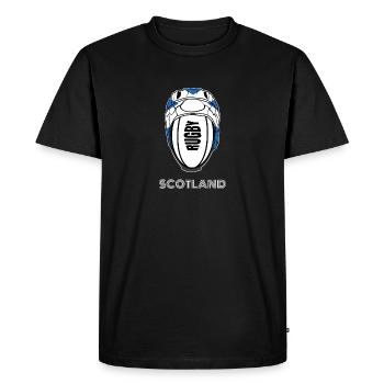 Écosse Rugby Union Jersey | Kit de ventilateurs 2019 pour - T-shirt Premium bio Homme - noir - Devant - Nico (187cm)