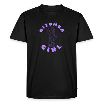 KIZOMBA GIRL - T-shirt Premium bio Homme - noir - Devant - Nico (187cm)