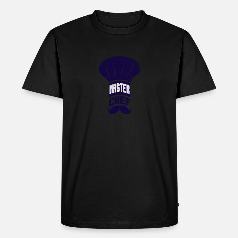 Küchenchef - Chefkoch - Koch - Männer Premium Bio T-Shirt - Schwarz