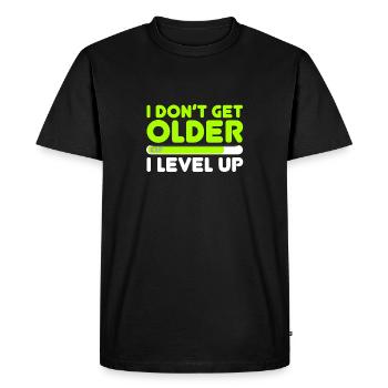 Gamer - T-shirt Premium bio Homme - noir - Devant - Nico (187cm)