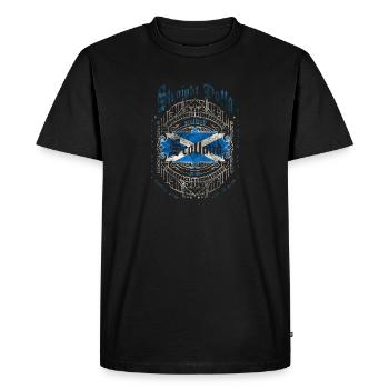 Schottland - Männer Premium Bio T-Shirt - Schwarz - Vorne - Nico (187cm)