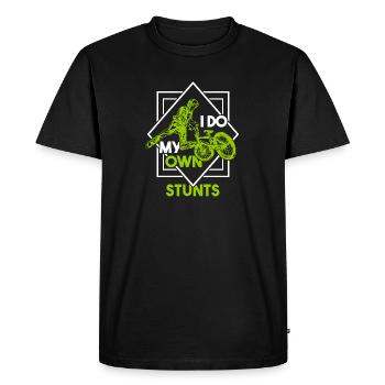 BMX - T-shirt Premium bio Homme - noir - Devant - Nico (187cm)