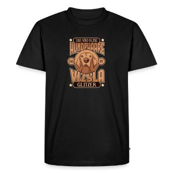 Idée cadeau chien pour les amoureux des chiots - T-shirt Premium bio Homme - noir - Devant - Nico (187cm)