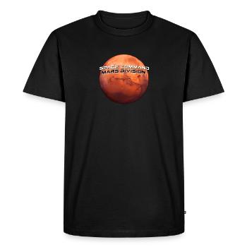US Space Command Agency Mars Division - Men's Premium Organic T-Shirt - black - Front - Nico (187cm)