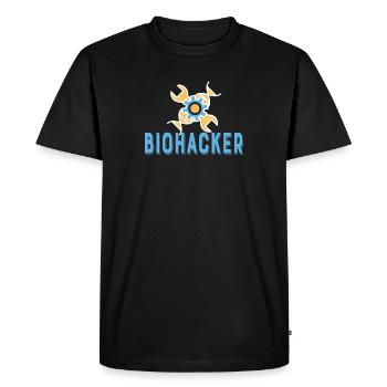 Cadeau d'amant de science de Biohacker Scientist - T-shirt Premium bio Homme - noir - Devant - Nico (187cm)