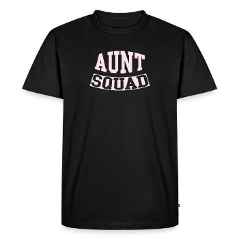 Aunt - Men's Premium Organic T-Shirt - black - Front - Nico (187cm)