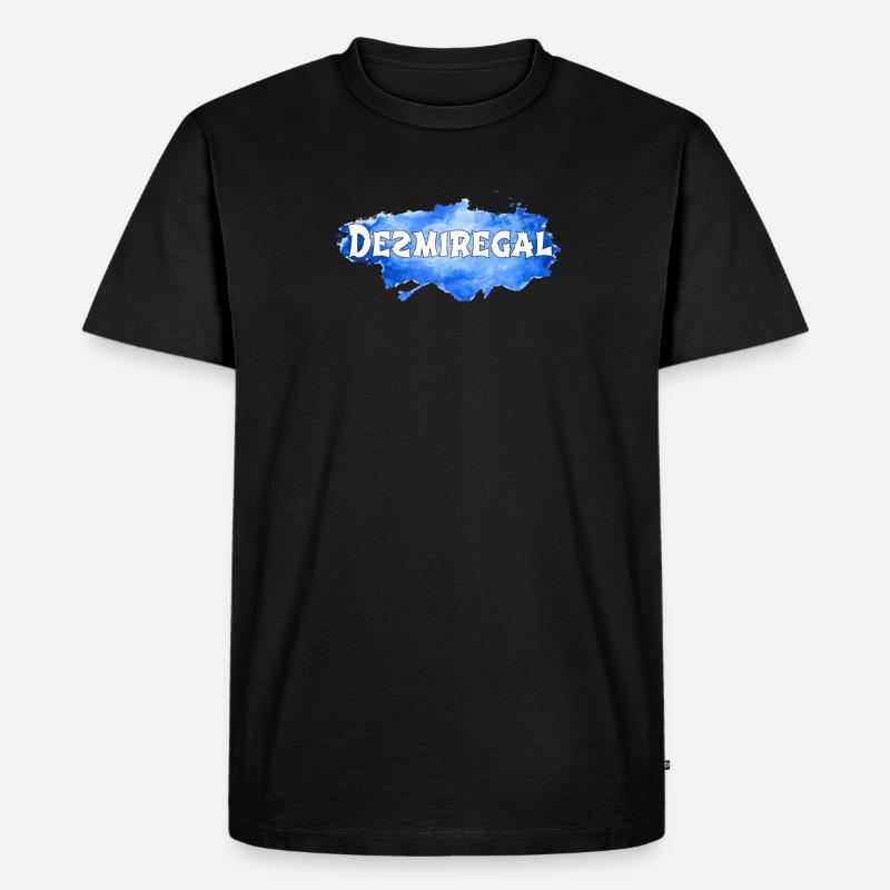Desmiregal - Männer Premium Bio T-Shirt - Schwarz