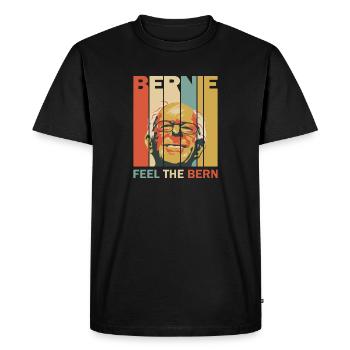 Vintage Bernie Sanders sentir la Berne 2020 - T-shirt Premium bio Homme - noir - Devant - Nico (187cm)