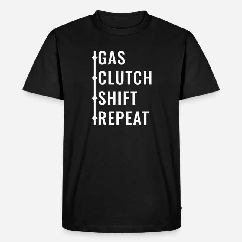 Auto - Männer Premium Bio T-Shirt - Schwarz