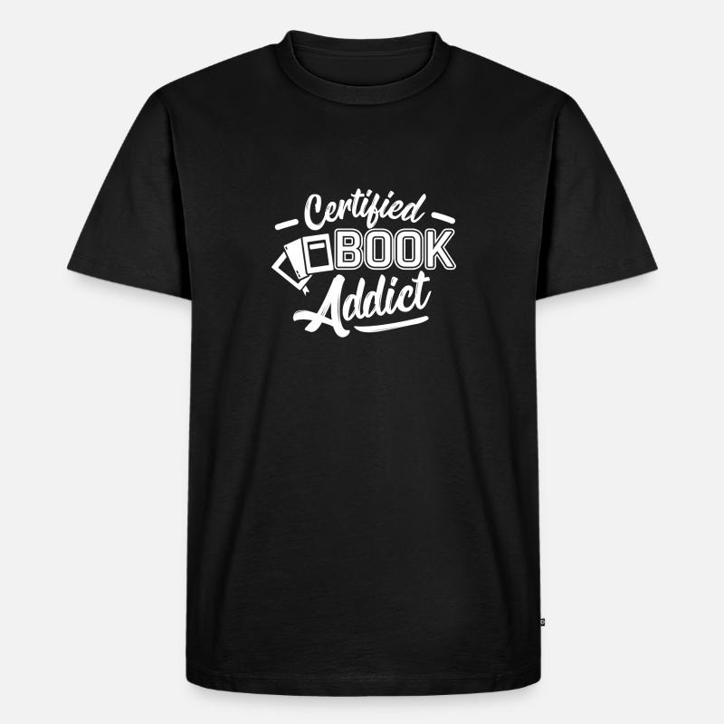 Lesen - Männer Premium Bio T-Shirt - Schwarz