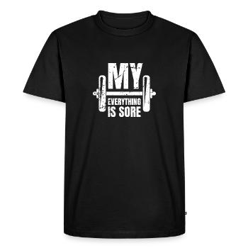 formation - T-shirt Premium bio Homme - noir - Devant - Nico (187cm)