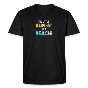 vacation - Men's Premium Organic T-Shirt - black - Front - Nico (187cm)