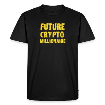 Crypto-monnaies crypto crypto cadeau - T-shirt Premium bio Homme - noir - Devant - Nico (187cm)