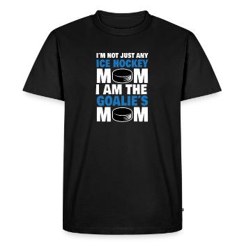 Gardien de but de gardien de but de hockey sur glace - T-shirt Premium bio Homme - noir - Devant - Nico (187cm)