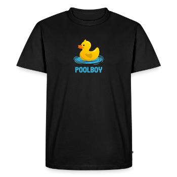 Lifeguard lifeguard gift pool boy - Men's Premium Organic T-Shirt - black - Front - Nico (187cm)
