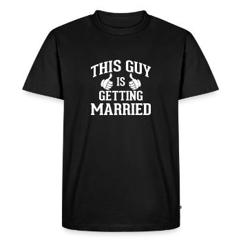 EVJF - T-shirt Premium bio Homme - noir - Devant - Nico (187cm)