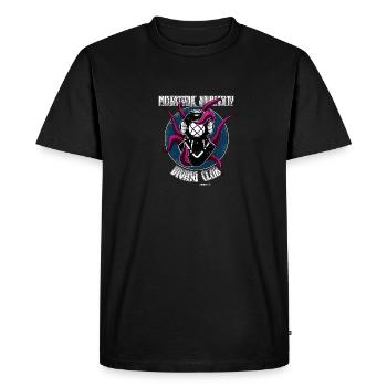 Miskatonic University Arkham Massachussetts - Men's Premium Organic T-Shirt - black - Front - Nico (187cm)