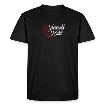 Schwarzwälder Schwarzwald Heimat Motiv - Männer Premium Bio T-Shirt - Schwarz - Vorne - Nico (187cm)