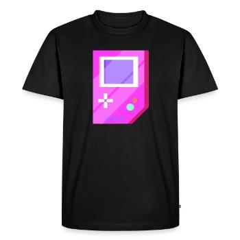 Cadeau vintage de jeux vidéo rétro - T-shirt Premium bio Homme - noir - Devant - Nico (187cm)