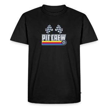 Pit Équipage Racing Car Driver Idea Pit Crew - T-shirt Premium bio Homme - noir - Devant - Nico (187cm)