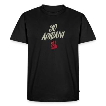 Yo Adrian Phillie Philadelphia Slang Meme - Men's Premium Organic T-Shirt - black - Front - Nico (187cm)