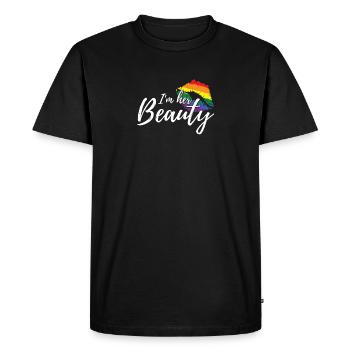 I’m Her Beauty Couple For Lesbians LGBT Poison - T-shirt Premium bio Homme - noir - Devant - Nico (187cm)