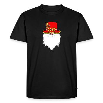 Gnomes Steampunk - T-shirt Premium bio Homme - noir - Devant - Nico (187cm)