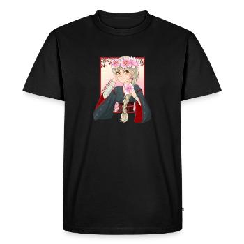 Esthétique Japonaise Anime Girl I Otaku I Manga Kawa - T-shirt Premium bio Homme - noir - Devant - Nico (187cm)
