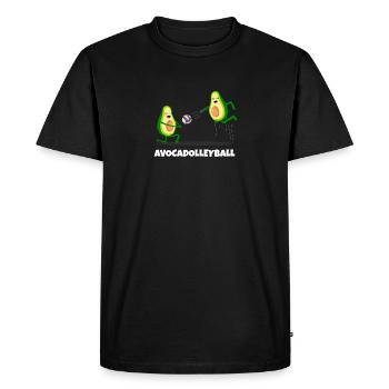 Volleyball Avocat Mignon Joueur De Volleyball Mère - T-shirt Premium bio Homme - noir - Devant - Nico (187cm)