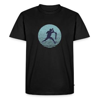 Trottinette trottinette trottinette trottinette trottinette - T-shirt Premium bio Homme - noir - Devant - Nico (187cm)