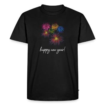 New Year New Year's Eve New Year's Eve - Men's Premium Organic T-Shirt - black - Front - Nico (187cm)