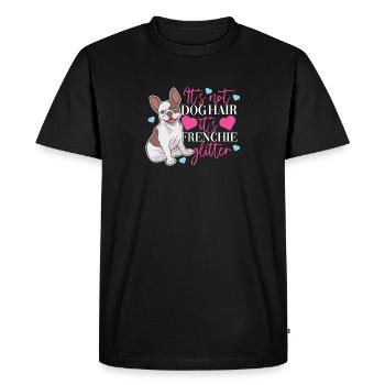 French Bulldog Frenchie Gift Women - Men's Premium Organic T-Shirt - black - Front - Nico (187cm)