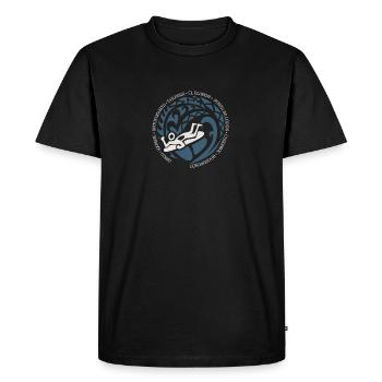 Chile Body Boarding Boogie Board Beach Ocean Fan - Men's Premium Organic T-Shirt - black - Front - Nico (187cm)