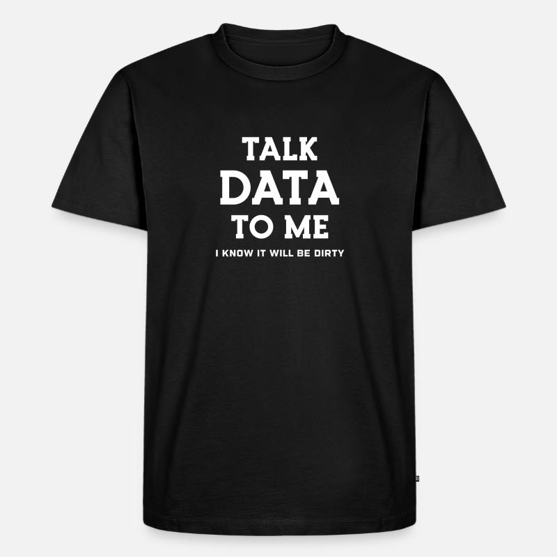 Data Science Statistics Data Scientist - Männer Premium Bio T-Shirt - Schwarz